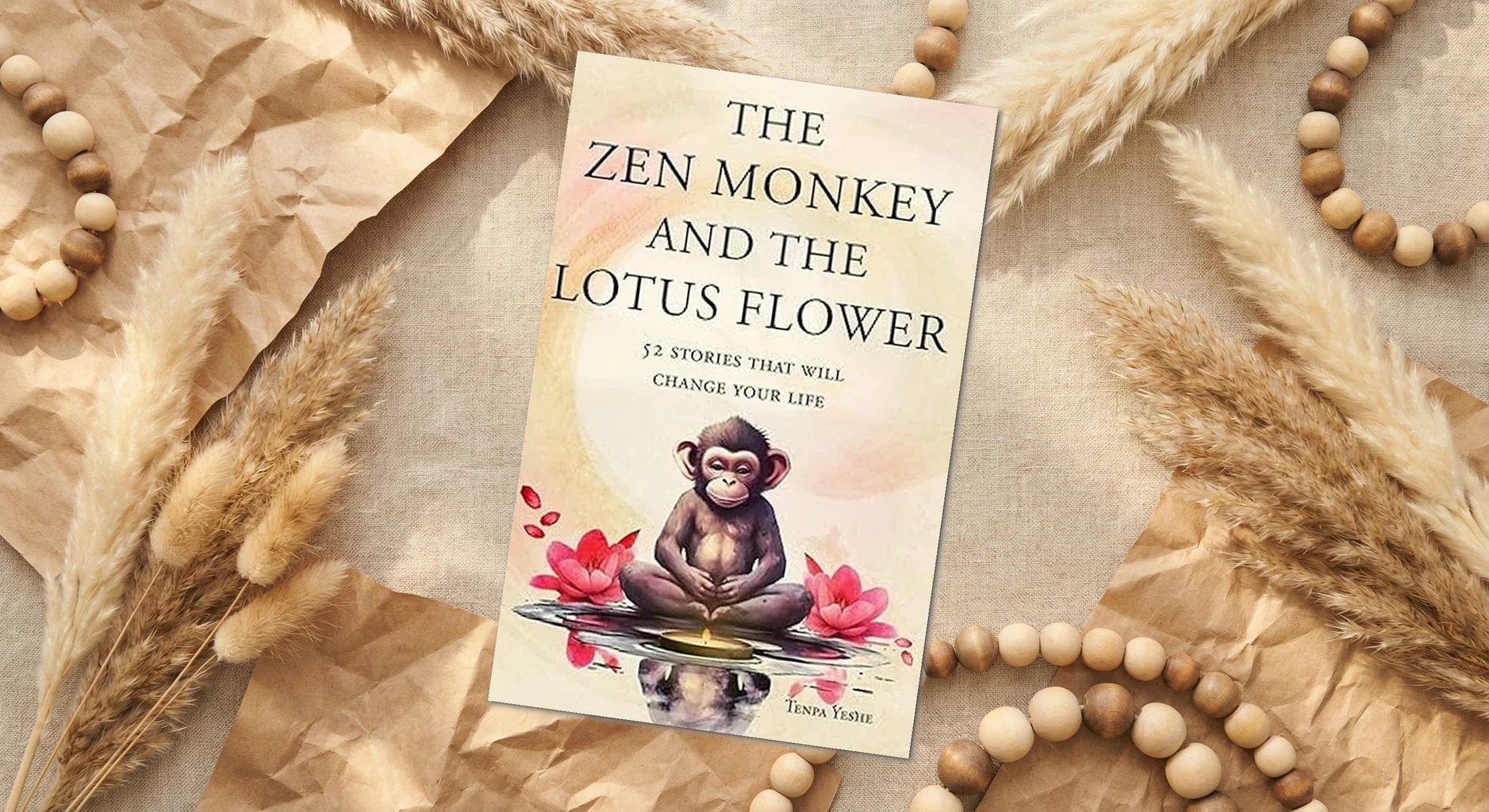 Cover of The Zen Monkey and the Lotus Flower by Tenpa Yeshe