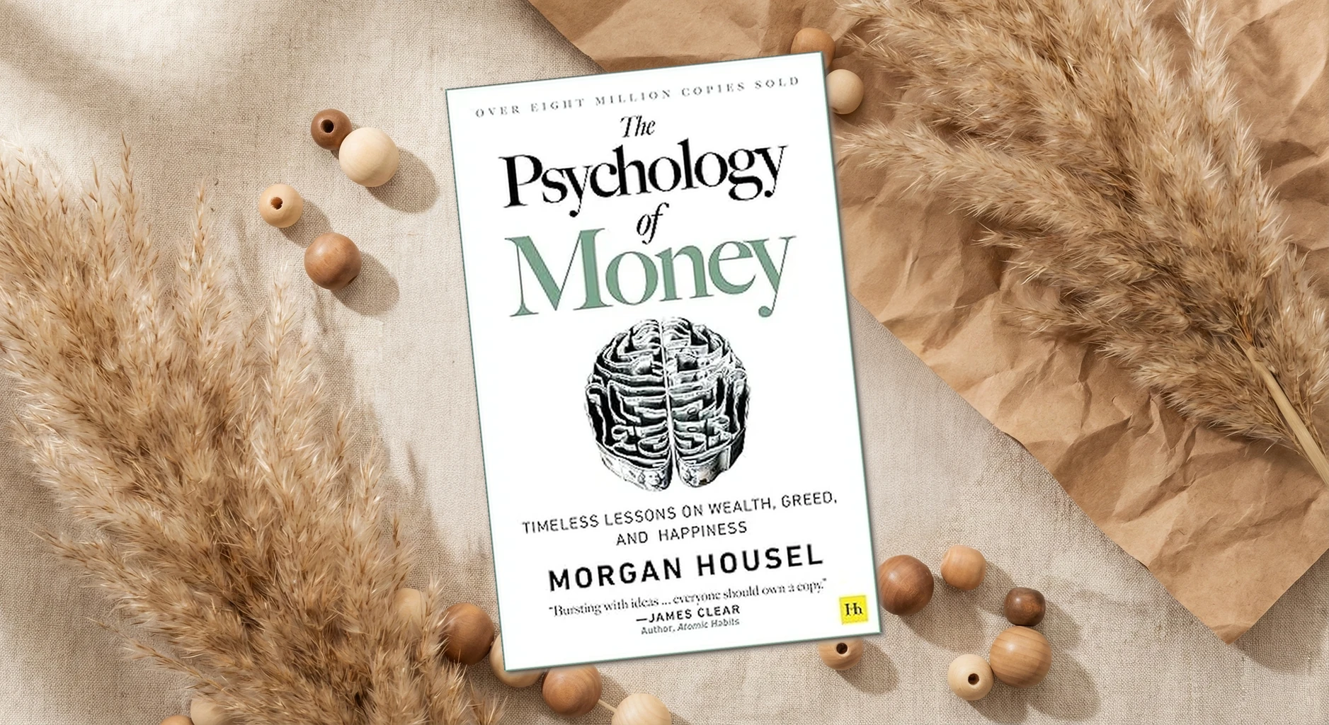 Cover of The Psychology of Money: Timeless lessons on wealth, greed, and happiness by Morgan Housel